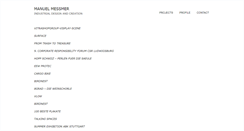 Desktop Screenshot of manuelmessmer.com